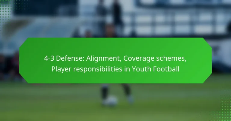 4-3 Defense: Alignment, Coverage schemes, Player responsibilities in Youth Football