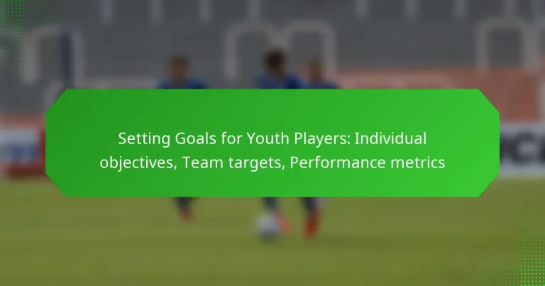 Setting Goals for Youth Players: Individual objectives, Team targets, Performance metrics